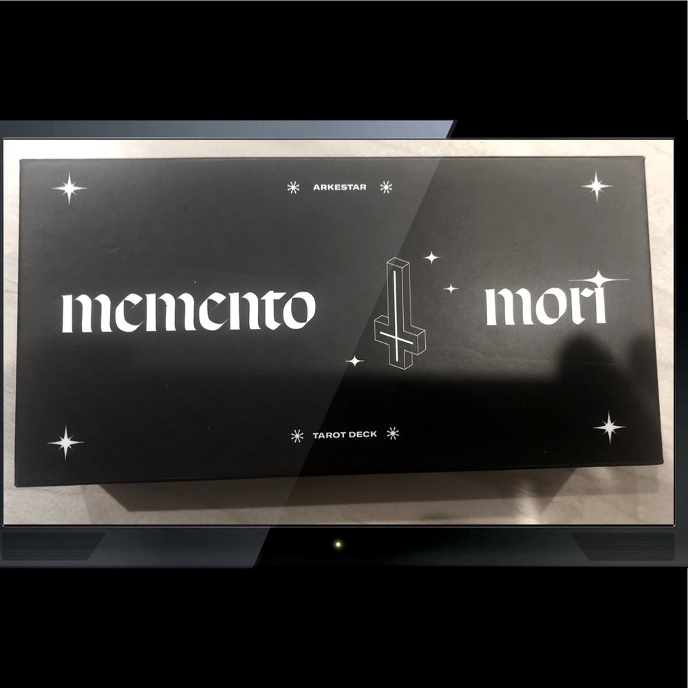 SOLD! Not for sale. Memento Mori Tarot - Kickstarter edition, new
